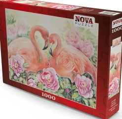 Puzzle Two Lover Flamingo