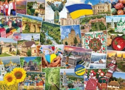 Puzzle Ukraine collage