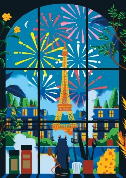 Puzzle Under the Paris Sky