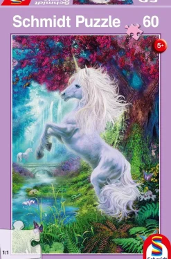 Puzzle Unicorn in the Enchanted Garden
