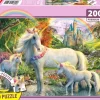 Puzzle Unicorn mare with two foals