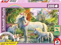 Puzzle Unicorn mare with two foals
