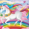 Puzzle Unicorn with 100 pieces of rainbow