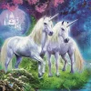 Puzzle Unicorns in the forest