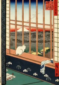 Puzzle Utagawa Hiroshige: Rizières d'Asakusa et Festival Torinomachi