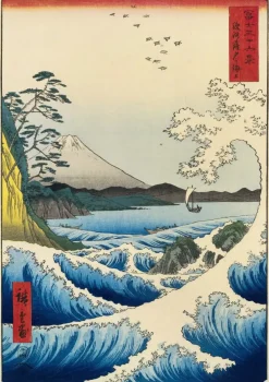 Puzzle Utagawa Hiroshige - The Sea at Satta, Suruga Province