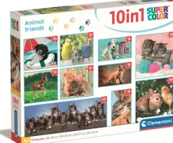 Puzzle 10v1 Animal friends