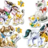 Puzzle 4v1 Animals with Babies