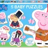 Puzzle 4v1 Baby Prasiatko Peppa