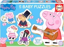 Puzzle 4v1 Baby Prasiatko Peppa