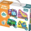 Puzzle 4v1 Baby puzzle Vozidlá na stavbe