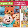 Puzzle 4v1 Cocomelon Progressive
