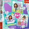 Puzzle 3v1 Dollhouse: Gabby's activities