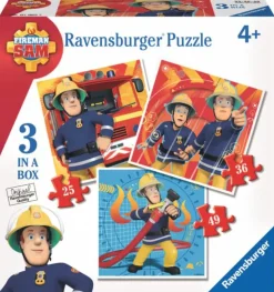 Puzzle 3v1 Fireman Sam