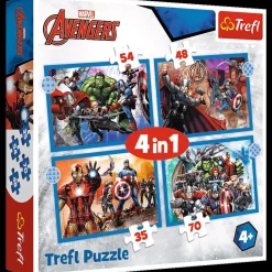 Puzzle 4v1 Hero Avengers