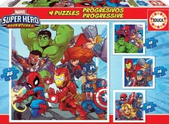 Puzzle 4v1 Marvel Super Heroe Adventures
