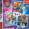 Puzzle 3v1 Paw Patrol: Mighty Pups Power