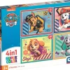 Puzzle 4v1 Paw Patrol Supercolor