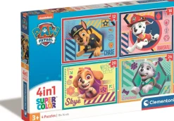 Puzzle 4v1 Paw Patrol Supercolor