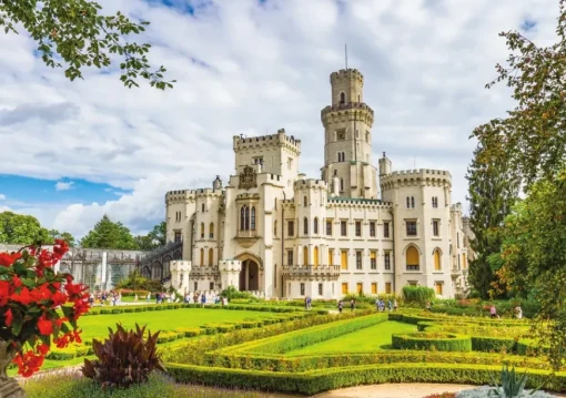 Puzzle Vaurioitunut laatikko Malebný zámok Hluboká