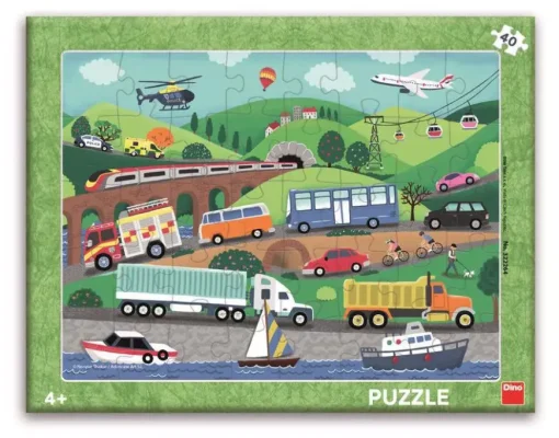 Puzzle Vehicles 40 pieces