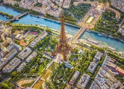 Puzzle View over Paris Eiffel Tower