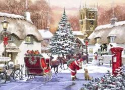 Puzzle Village and Santa