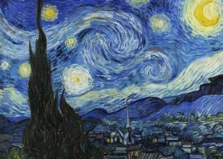 Puzzle Vincent Van Gogh - The Starry Night, 1889 - 500 pieces