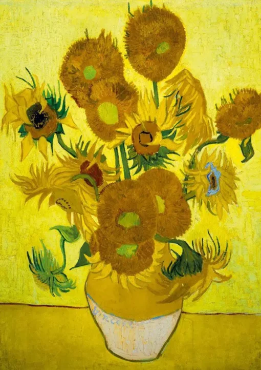 Puzzle Vincent Van Gogh - Sunflowers, 1889
