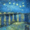 Puzzle Vincent Van Gogh: Starry Night Over Rhone