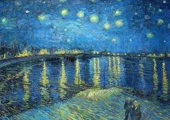 Puzzle Vincent Van Gogh: Starry Night Over Rhone