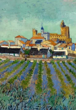 Puzzle Vincent van Gogh: View of Saintes-Maries-de-la-Mer