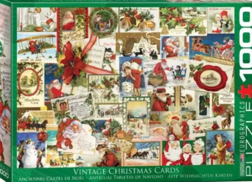 Puzzle Vintage Christmas Cards