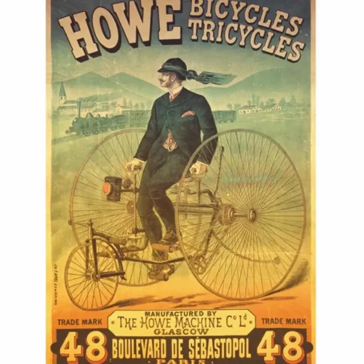 Puzzle Vintage Posters: Howe Tricyles