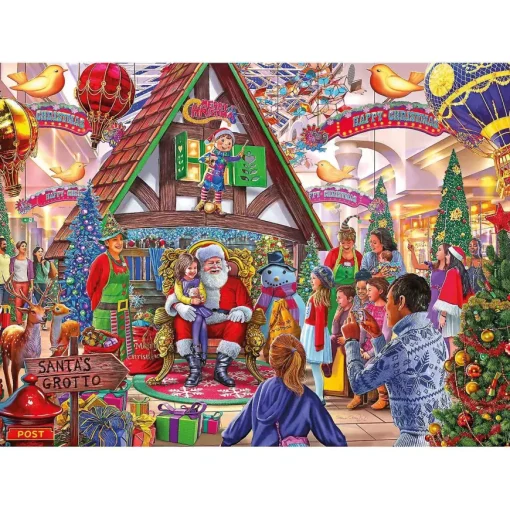 Puzzle Visit Santa