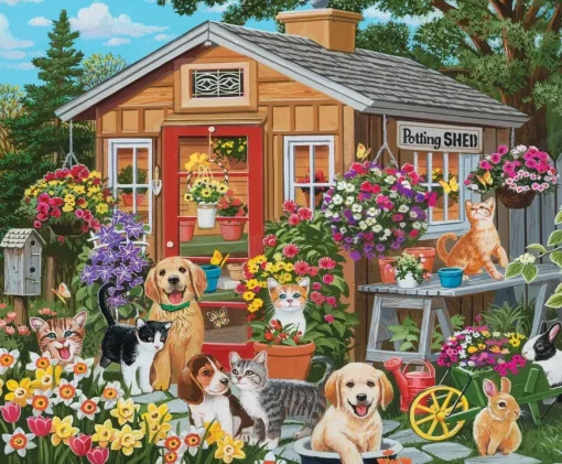 Puzzle Visiting the Potting Shed