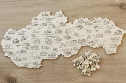 Puzzle Vojenská technika drevené puzzle v krabi膷ke
