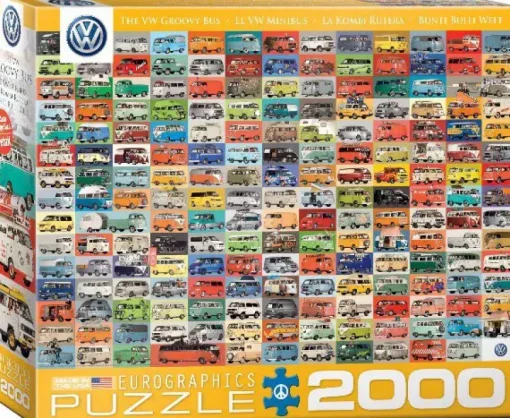 Puzzle Volkswagen Groovy Buses II