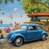 Puzzle VW Beetle Surf Shack 1000