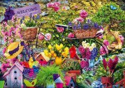 Puzzle Welcome to Our Garden