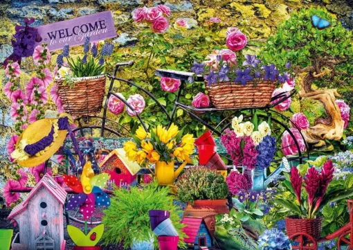 Puzzle Welcome to Our Garden