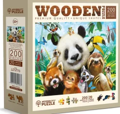 Puzzle Welcome to the Jungle wooden