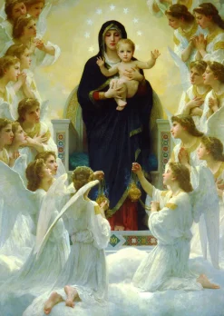 Puzzle William Bouguereau: The Virgin With Angels