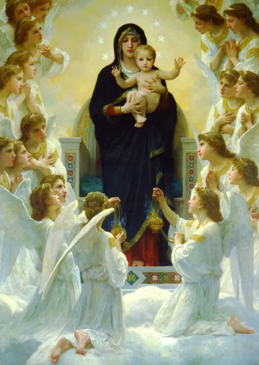 Puzzle William Bouguereau: The Virgin With Angels