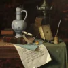 Puzzle William Michael Harnett: My Gems, 1888