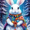 Puzzle Winter Bunny
