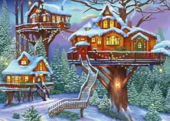 Puzzle Winter Treehouse