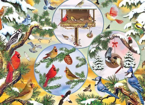 Puzzle Winterbird Magic 500