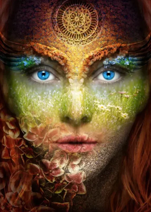 Puzzle Woman Nature II / 0053 /