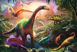 Puzzle World of dinosaurs